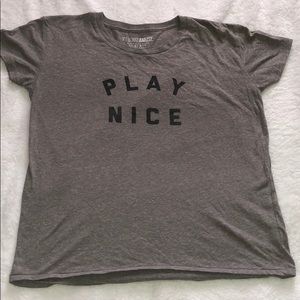 Amuse Society “Play Nice” tee shirt